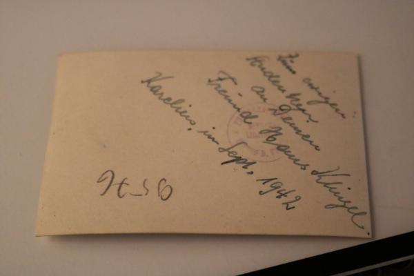 Passfoto - Portrait -SS-Soldat - Karelien 1942 + Zivil Portrait